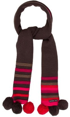 Catimini Girls' Striped Knit Scarf w/ Tags
