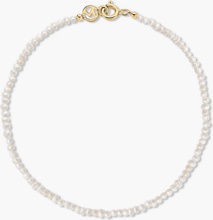 Mejuri Micro Pearl Bracelet