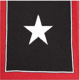 Givenchy Star Logo Knit Scarf