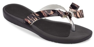 guess tutu bow flip flops rose gold