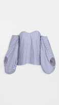 Thumbnail for your product : Rosie Assoulin Strapless Fig Top
