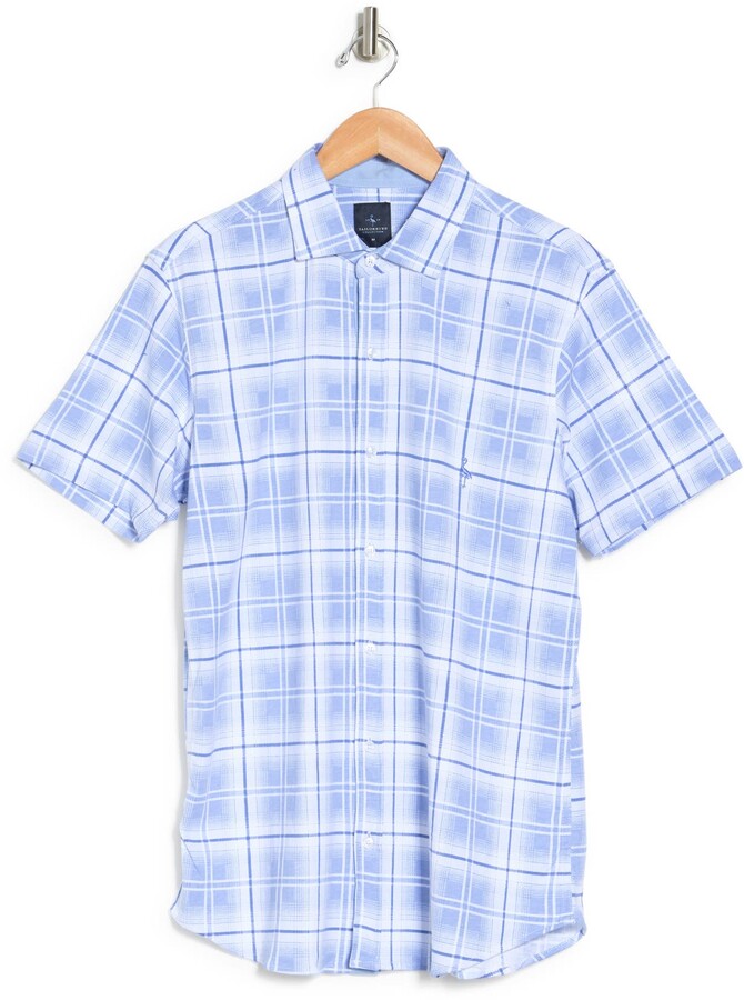 Blue Plaid Short Sleeve Shirt | Shop the world's largest 