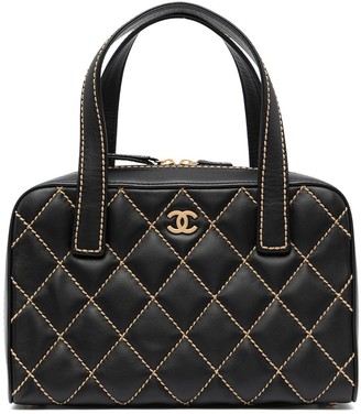 Chanel Pre Owned 2005 Wild Stitch top-handle bag - ShopStyle