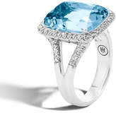 Thumbnail for your product : John Hardy Faceted Topaz & Pave Diamond Ring, 0.3 tdcw