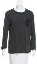 Thumbnail for your product : Alexander Wang T by Long Sleeve Pocket T-Shirt