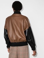 Thumbnail for your product : Plan C Colour-Block Bomber Jacket