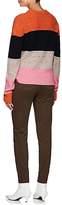 Thumbnail for your product : A.L.C. Women's Colorblocked Wool-Blend Crewneck Sweater - Orange
