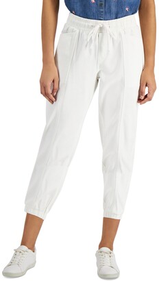 Style&Co. Style & Co Petite Twill Cropped Utility Pants, Created