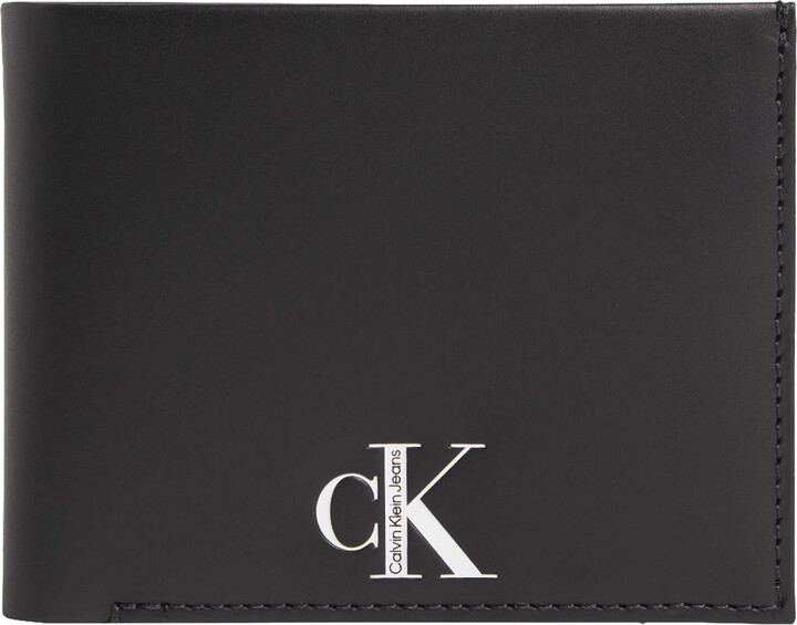 Donna Accessori da uomo Portafogli e portatessere da uomo CKJ Sculpted Cardholder 6CC Hero Black/White di Calvin Klein 