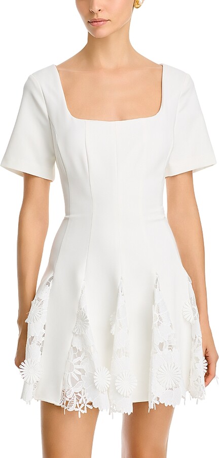 Milly Joy Lace Godet Dress