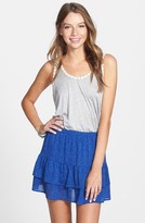 Thumbnail for your product : Socialite Speckle Tiered Miniskirt (Juniors)