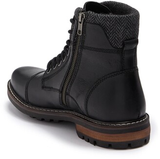 Regent cap toe leather lug boot clearance