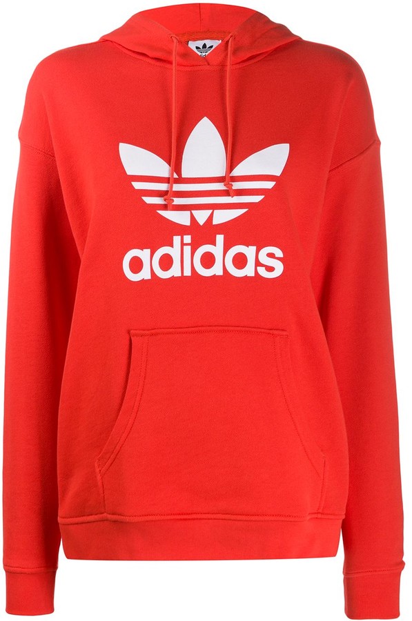red adidas womens hoodie