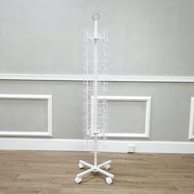 FixtureDisplays 6 x 4 Incheses Horizontal Landscape Greeting Card Display Spinning Greeting Holiday Card Rack Floor