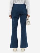 Thumbnail for your product : Acne Studios Cotton-blend Corduroy Flared-leg Trousers - Blue