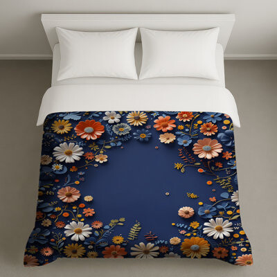 VisionDecor Floral Bedding Nature Duvet Cover Bohemian