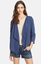 Thumbnail for your product : Velvet by Graham & Spencer Slub Cotton Waterfall Cardigan