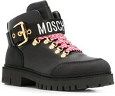 Thumbnail for your product : Moschino Logo Tape Ankle Boots