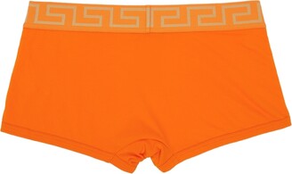 Versace Underwear Orange Greca Border Boxer Briefs - ShopStyle