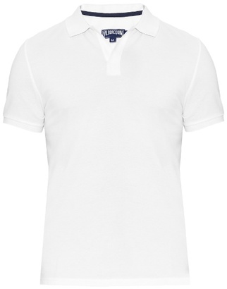 Vilebrequin Logo-embroidered cotton-piqué polo shirt