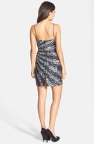 Thumbnail for your product : Sean Collection Stripe Sequin Silk Body-Con Dress