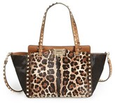 Thumbnail for your product : Valentino 'Mini Rockstud' Genuine Calf Hair Tote