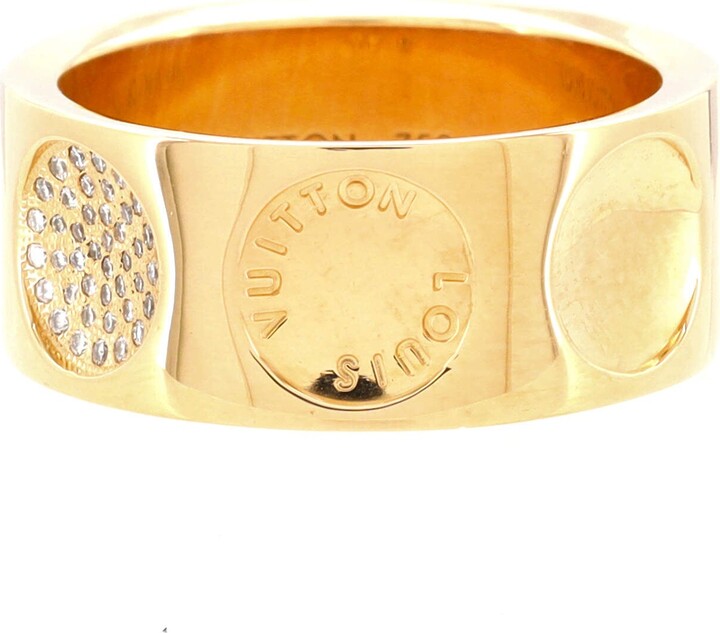 Louis Vuitton Empreinte 18k Yellow Gold Medallion Bracelet