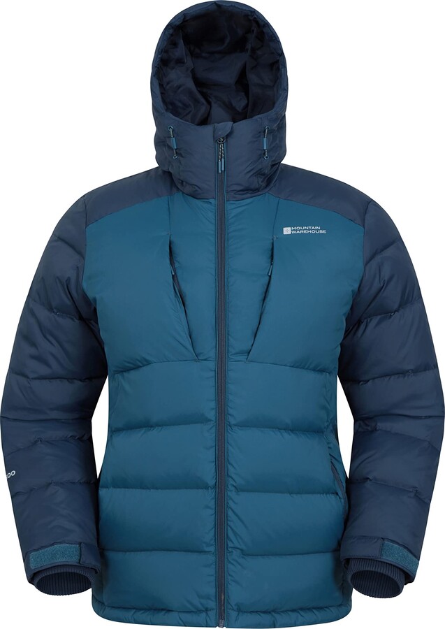 Mountain Warehouse Encounter II Mens Extreme Down Padded Jacket Water