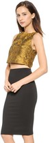 Thumbnail for your product : Alice + Olivia Cerra Crop Top