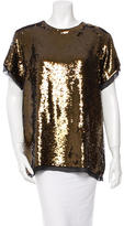 Thumbnail for your product : Proenza Schouler Silk Sequin Top w/ Tags