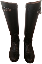 Thumbnail for your product : Hermes Black Leather Boots