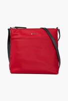 Thumbnail for your product : DKNY Faux leather-trimmed shell shoulder bag