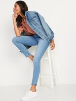 Thumbnail for your product : Old Navy High-Waisted Rockstar 360° Stretch Super-Skinny Cut-Off Ankle Jeans for Women