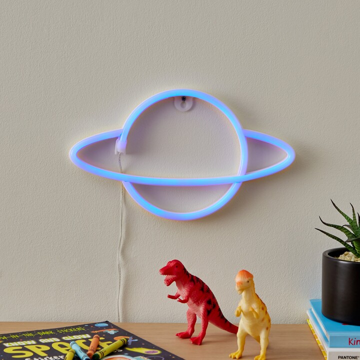 Dunelm Blue Neon Sign Blue ShopStyle Ceiling Lighting