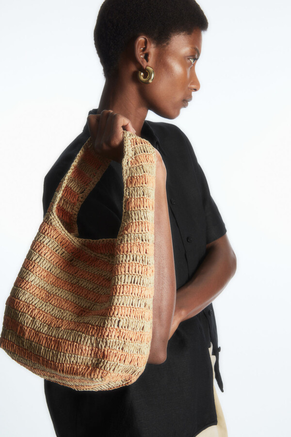 COS Mini Raffia Shoulder Bag ShopStyle