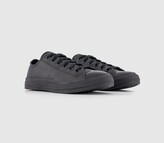 Thumbnail for your product : Converse Low Leather Trainers Black Mono Leather
