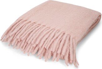 Tirillm "Molly" Fluffy Throw Blanket - Pink & Purple