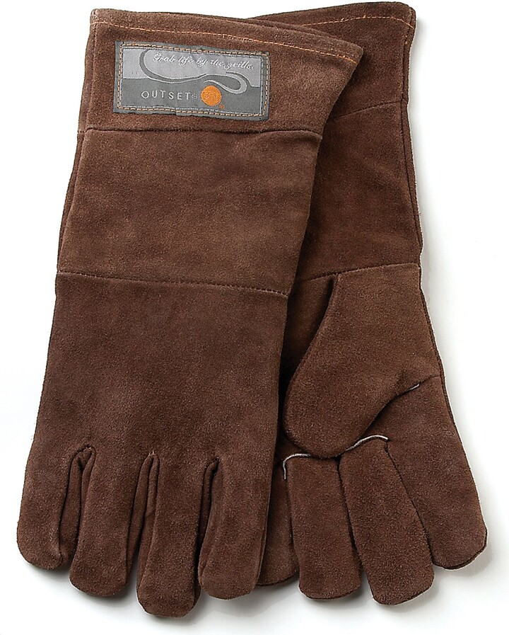 Outset Grill Gloves Leather 15 Set of 2