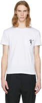 Thumbnail for your product : Alexander McQueen White Embroidered Skull T-Shirt