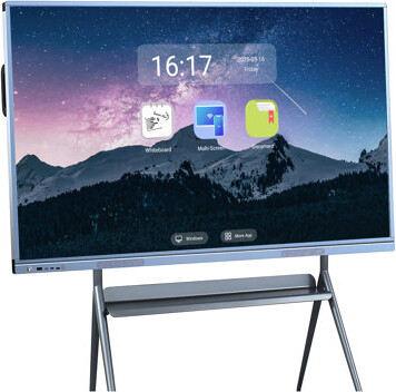 JYXCN 86" 4K Smart Board, Touch Screen Digital Electronic Calendar All-In-One Smartboard Interactive Whiteboard Android & Windows for Classroom & Trai