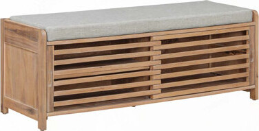 Entryway Bench Shoe Bench with Storage and Cushion