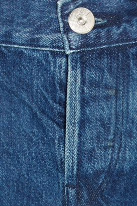 3x1 Wm3 Crop Fringe Mid-Rise Straight-Leg Jeans