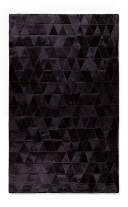 Natural by Lifestyle Group NATURAL STITCH HIDE Aprox  5'X8' MOSAIK BLACK
