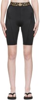 Thumbnail for your product : Versace Underwear Black Greca Bike Shorts