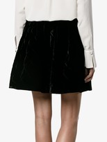 Thumbnail for your product : Fendi Quilted Velvet Mini Skirt