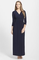 Thumbnail for your product : Eliza J Surplice Jersey Maxi Dress