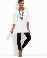 Thumbnail for your product : Joan Vass Interlock-Knit High-Low Tunic