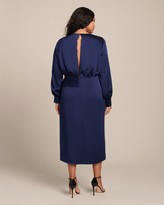Thumbnail for your product : Jonathan Simkhai Fluid Satin Front Slit Dress