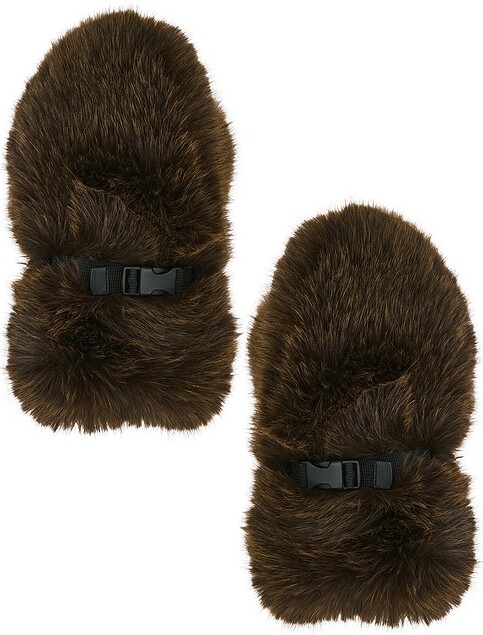 Jocelyn Faux Fox Mittens