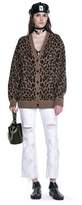Thumbnail for your product : Alexander Wang Leopard V Neck Cardigan